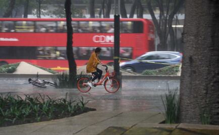 Prevén lluvias fuertes y caída de granizo en la CDMX