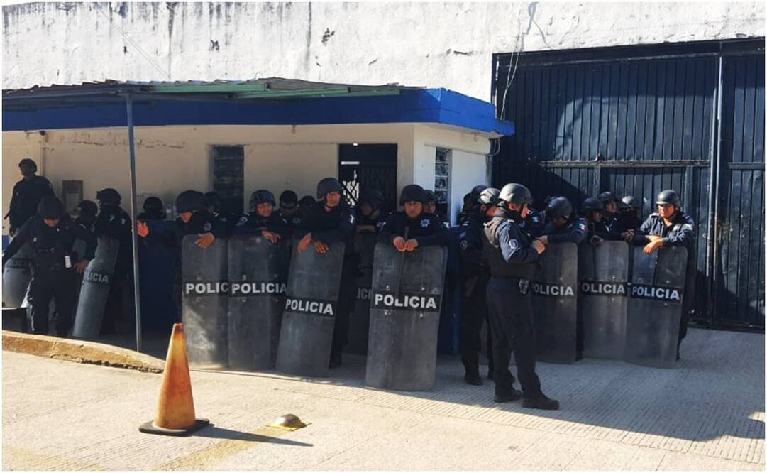 Motin en penal deja 4 muertos en Tabasco. Foto: Especial