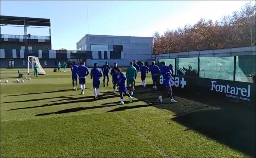 Primer entrenamiento de Lainez en España | Especial