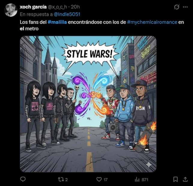 El show dejó una ola de memes que se volvió tendencia en la red. Foto: 'X'