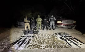 Aseguran armamento en Ciudad Victoria, Tamaulipas; decomiso incluye 590 dosis de marihuana y 50 de metanfetamina