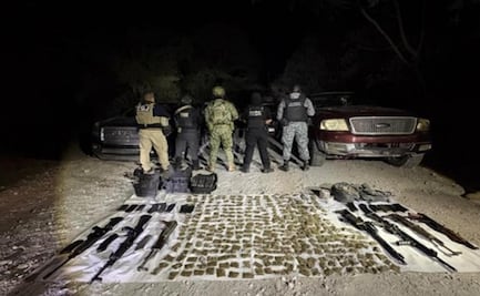 Aseguran armamento en Ciudad Victoria, Tamaulipas; decomiso incluye 590 dosis de marihuana y 50 de metanfetamina