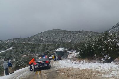 Por nevada, PF cierra carretera entre Sonora y Chihuahua
