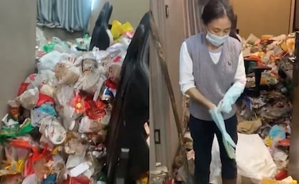 ⁠VIDEO: Gamer vive dos años en un hotel y deja su habitación convertida en un basurero