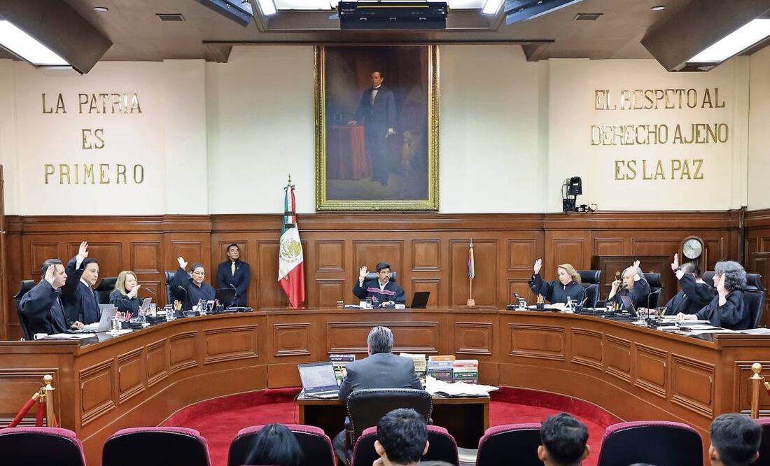 Por mayoría de votos, los ministros de la Corte declararon la improcedencia del recurso. Foto: Especial
