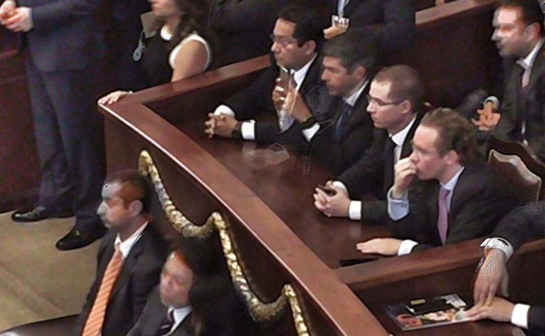 Anaya asiste a informe de Mancera