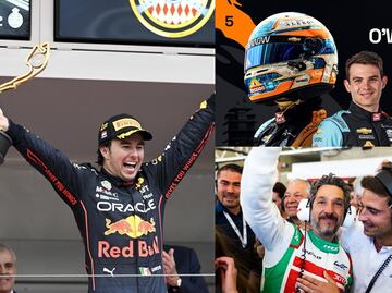 Los mexicanos Checo Pérez, O'Ward y González brillan en las 3 joyas del automovilismo mundial