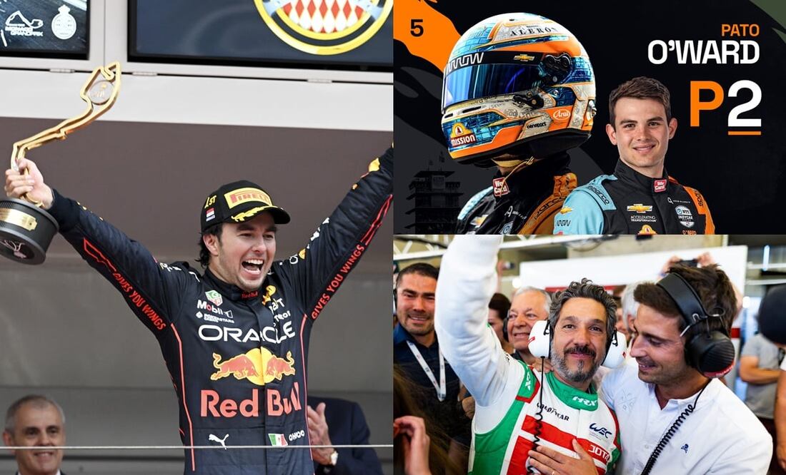 Los mexicanos Checo Pérez, O'Ward y González brillan en las 3 joyas del automovilismo mundial / FOTO: ESPECIAL