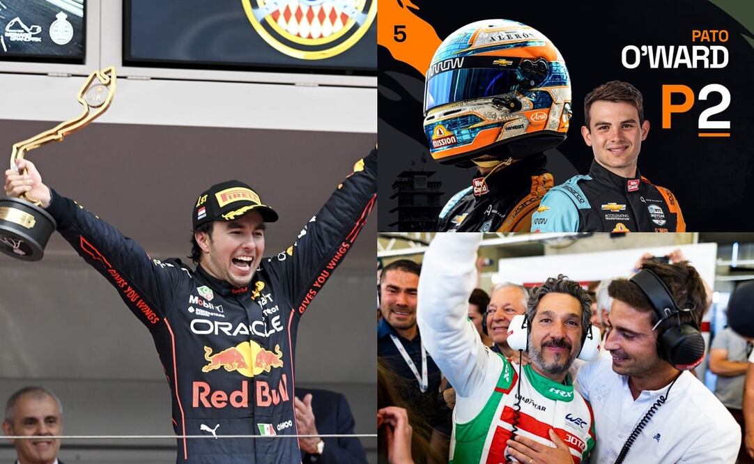 Los mexicanos Checo Pérez, O'Ward y González brillan en las 3 joyas del automovilismo mundial / FOTO: ESPECIAL