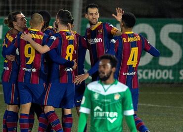 Barcelona sufre, pero avanza a octavos de final de la Copa del Rey