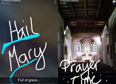 Las monjas que usan Snapchat mejor que tú