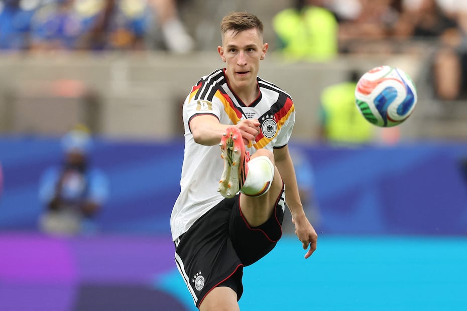 Nico Schlotterbeck con la selección de Alemania, durante la Fase de Grupos del Mundial de 2026 - Foto: AFP
