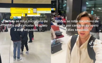 TikTok: Mujer "roba" micrófono en aeropuerto para denunciar mal servicio de aerolínea