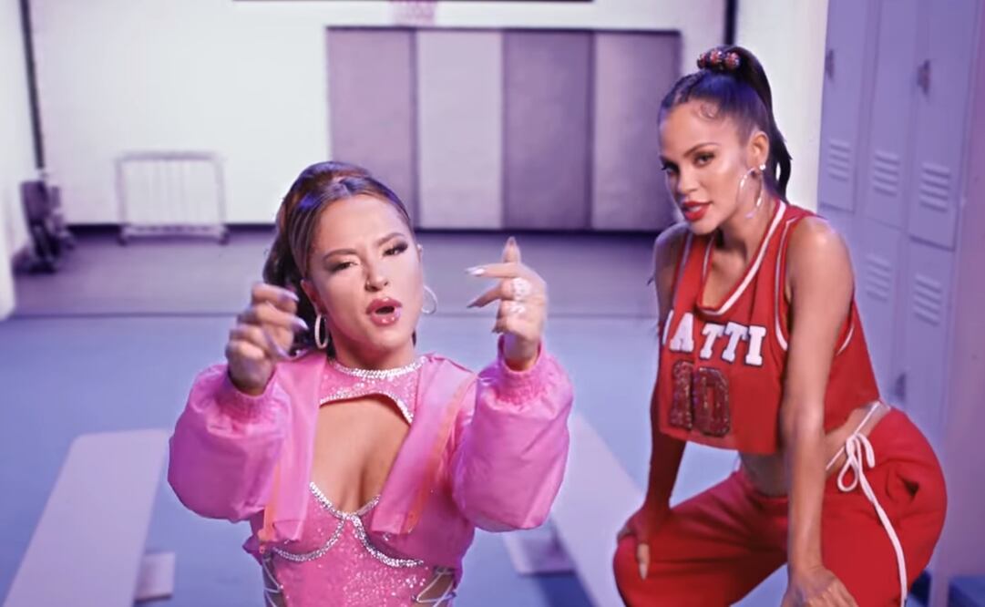 Natti Natasha y Becky G. Foto: Captura YouTube