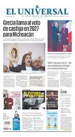 Portada impresa del 8 de noviembre de 2025