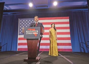 DeSantis y Trump, de amigos a rivales