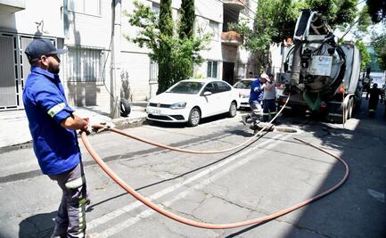 Previo a la temporada de lluvias, alcaldía Benito Juárez avanza en desazolve; retiran 600 toneladas de residuos