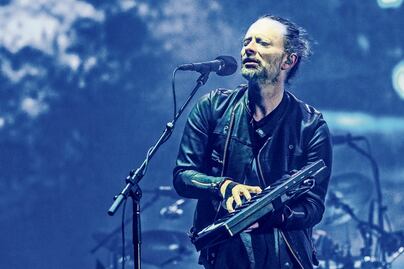 Radiohead canta y no se oye en Coachella