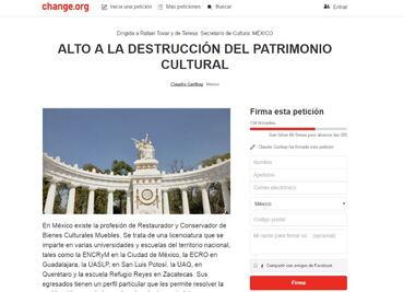 Restauradores lanzan petición a Tovar y de Teresa