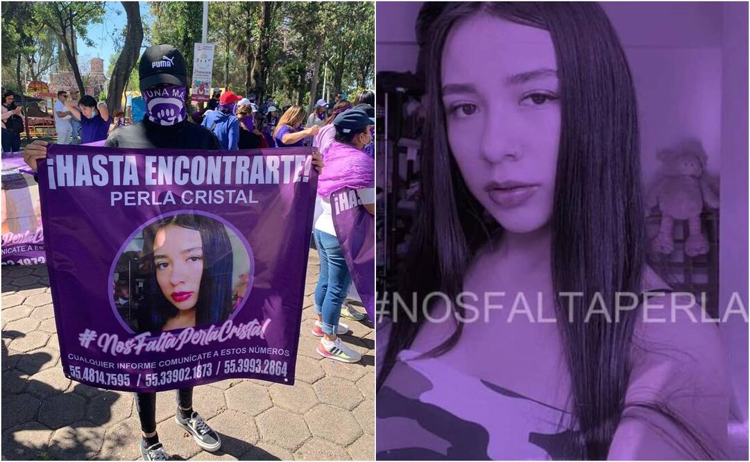 La joven que fue reportada como desaparecida el pasado 9 de abril en la alcaldía Tláhuac. Foto: Nos Falta Perla Cristal