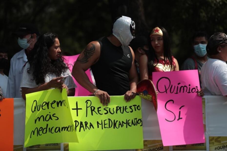 Con caravana, exigen medicamentos para niños con cáncer