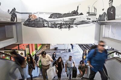 El Metro rinde homenaje a la UNAM y figuras destacadas