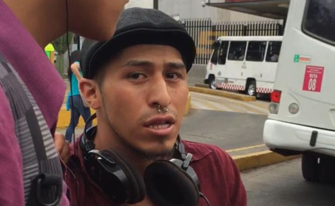 Imagen del acosador de Gabriela. (Tomada del video)