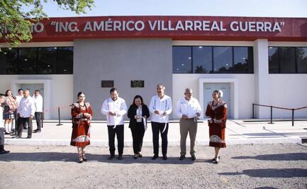 Américo Villarreal inaugura gimnasio-auditorio en la Escuela Normal de Educadoras de Tamaulipas