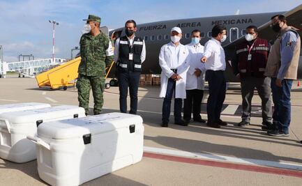 Llega a Chiapas cargamento con 300 mil vacunas antiCovid-19