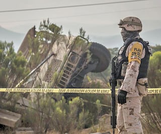 Accidente de tránsito deja seis soldados fallecidos en Baja California