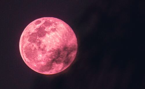La luna rosa será visible en México. Foto: Unsplash