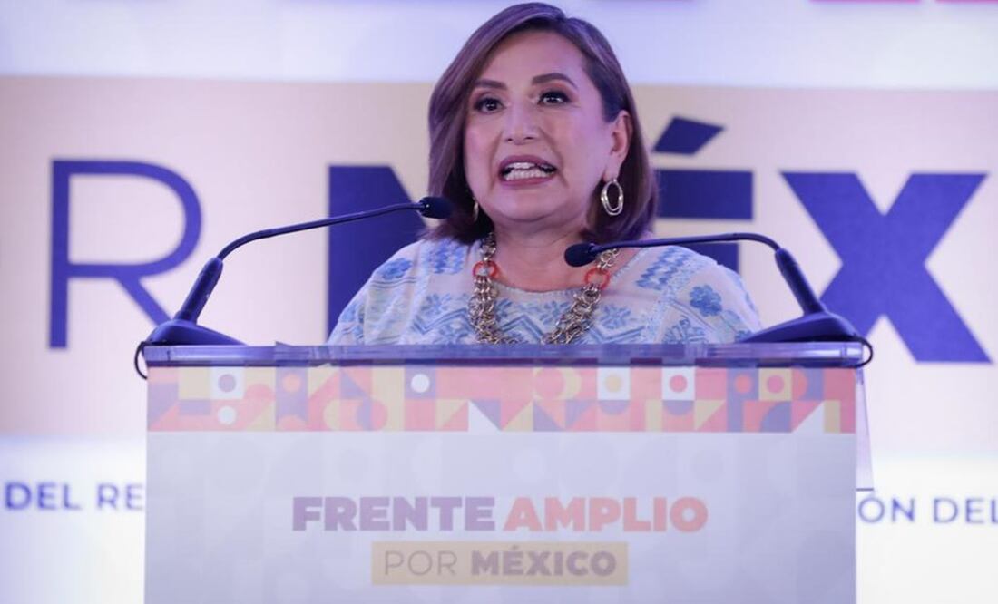 La Comisión de Quejas y Denuncias del INE ordenó a la senadora Xóchitl Gálvez eliminar una imagen de sus redes sociales, en la que muestra una supuesta sátira de una encuesta comparándola con Claudia Sheinbaum. Foto: archivo/EL UNIVERSAL