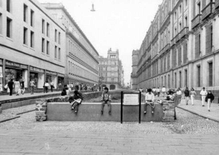 Cuando había canoas en el Centro Histórico