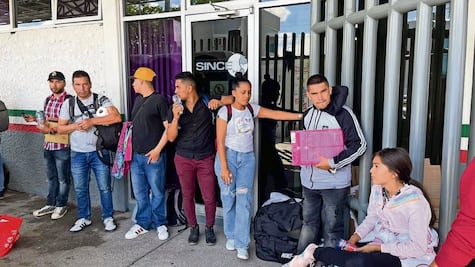 “Esperaremos aquí  hasta ser recibidos por las autoridades”