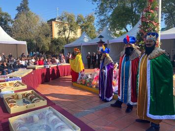 Festejan 200 niños del DIF la llegada de los Reyes Magos