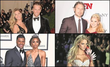 Héroes de la NFL y sus famosas parejas