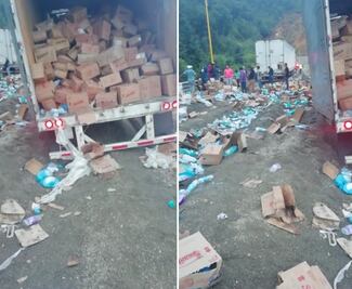 Tráiler arrolla y mata a 3 durante rapiña en Veracruz