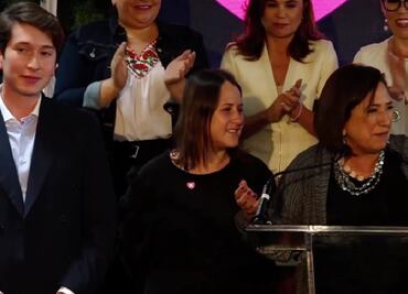Xóchitl Gálvez incluye a sus hijos Diana y Juan Pablo en su equipo de trabajo rumbo a 2024