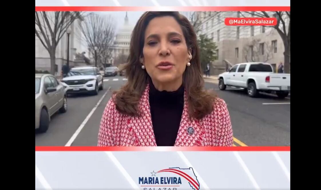 La congresista María Elvira Salazar dijo que la iniciativa, "va a permitir a las compañías norteamericanas que en este momento están en China regresar a los Estados Unidos y al resto del hemisferio". Foto: Tomada de X, antes Twiter