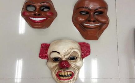 Detienen a dos con 10 armas y máscaras en Tlalnepantla