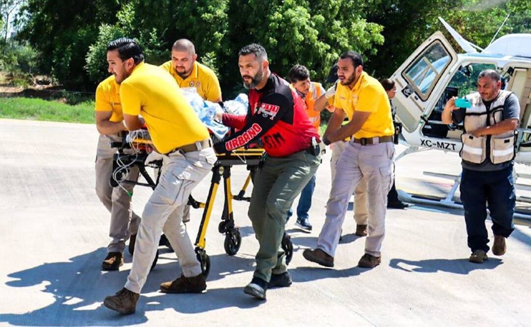 Al lugar llegaron los Servicios de Emergencia de Salud de Sinaloa para trasladar al adulto mayor a un hospital debido a las quemaduras. Foto: Archivo