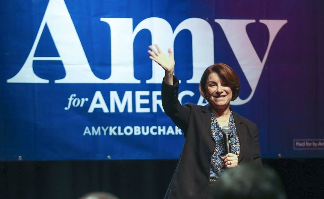 La aspirante demócrata a la Casa Blanca Amy Klobuchar dejará carrera electoral (Foto: AP)