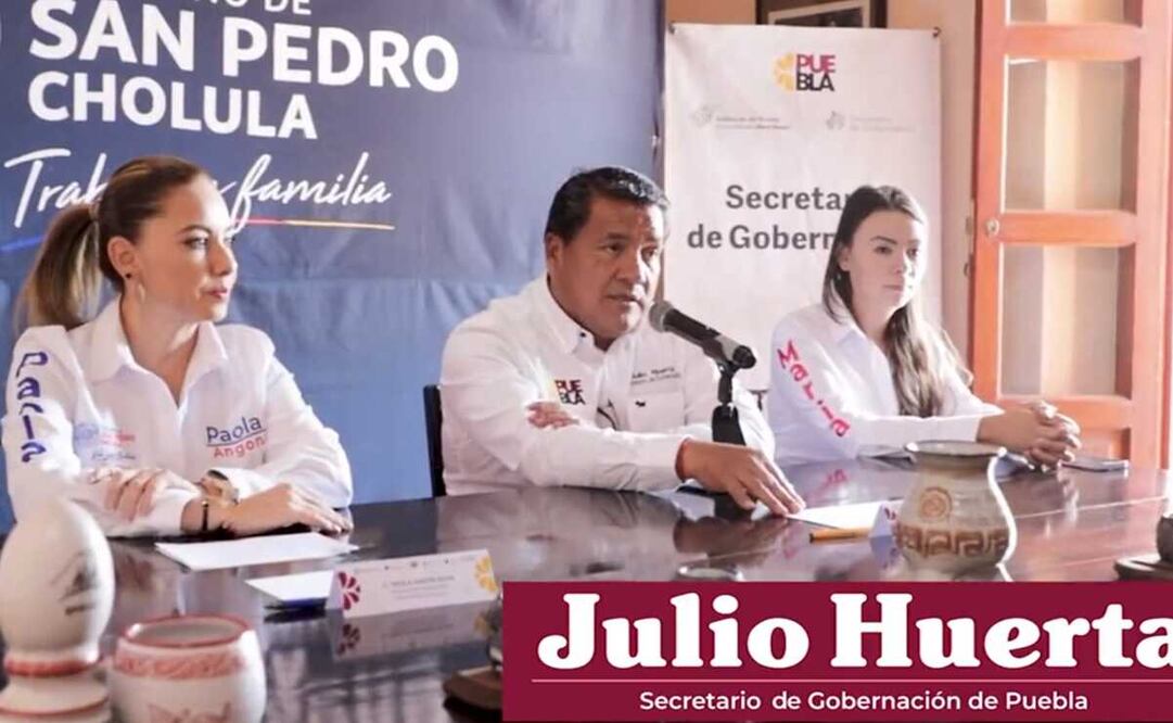 El secretario de Gobernación de Puebla participará en el proceso interno de Morena para conseguir la candidatura estatal. Foto: captura de pantalla