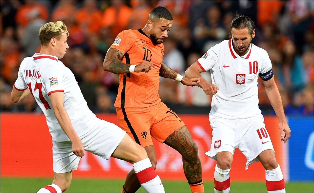 Países Bajos rescata el empate ante Polonia en sólo 4 minutos / FOTO: AFP