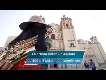 La saxofonista María Elena Ríos denuncia retiro de apoyo económico para tratamiento médico