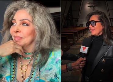 Verónica Castro es captada con oxígeno; muestra molestia por cuestionamientos sobre Yolanda Andrande: "siempre con lo mismo"