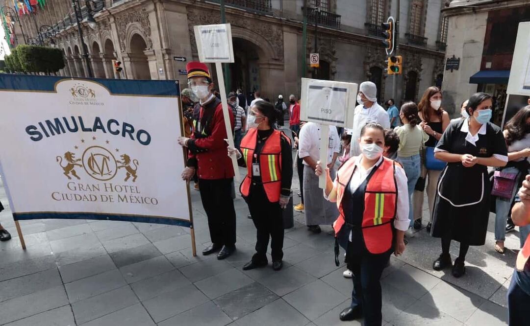 Será el Primer Simulacro de la Ciudad de México en este 2022. Foto: Archivo / EL UNIVERSAL 