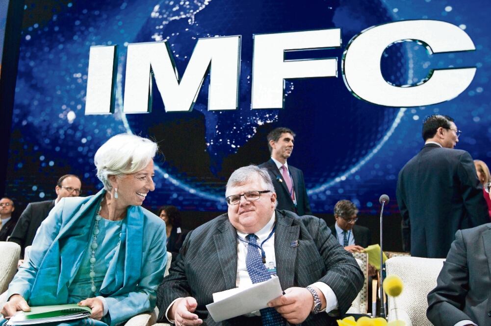Agustín Carstens, Gobernador del Banco de México y presidente del Comité Monetario y Financiero Internacional del FMI (JOSÉ LUIS MAGANA. AP)