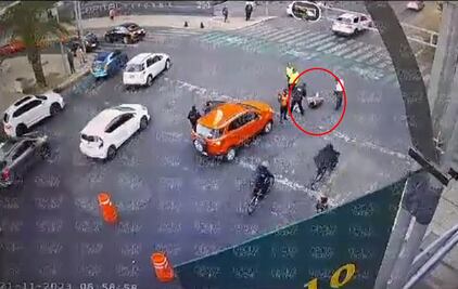 Automovilista atropella a una persona sobre Paseo de la Reforma y Niza