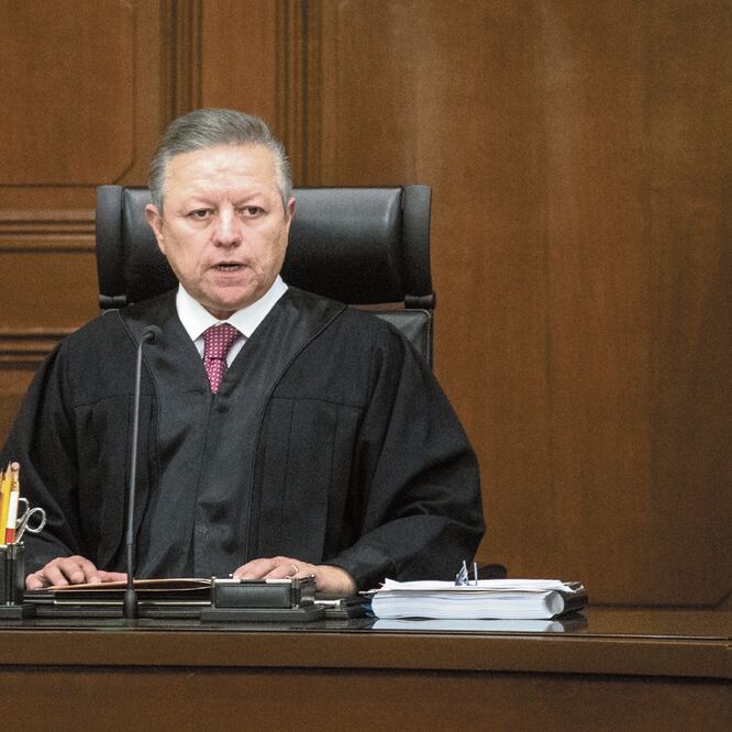 Contra iniciativa. El ministro presidente de la SCJN, Arturo Zaldívar, dijo que la propuesta de reformar la corte, la “de snaturalizaría”. ARCHIVO EL UNIVERSAL